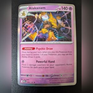 Pokemon Trading Card Alakazam 56 MEG
